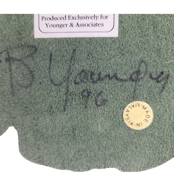 Vintage 1991 Younger SIGNED Harbour Lights Sand Island WI #112 Lighthouse - Picture 8 of 8